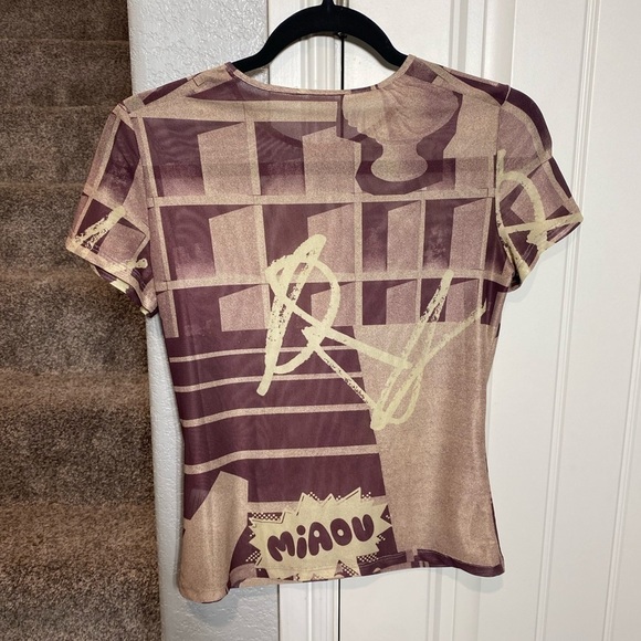 Miaou Mini Tee in Stone Mauve - Picture 11 of 11